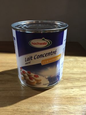 Lait concentré sucré