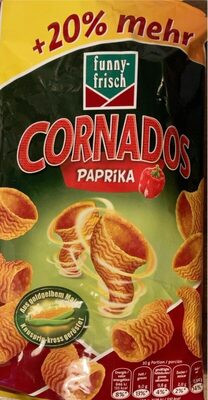 Cornados Paprika front packaging