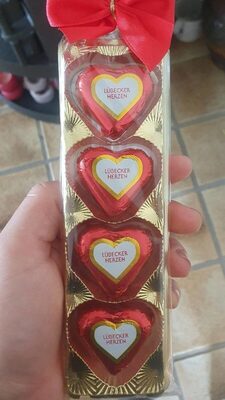 Lübecker Edel-Marzipan Herzen front packaging