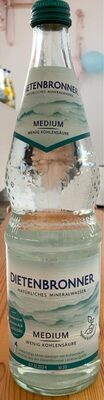 Ditenbronner natürliches Mineralwasser medium front packaging