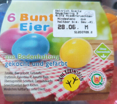 Bunte Eier front packaging