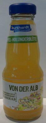 Apfel-Holunderblüte front packaging