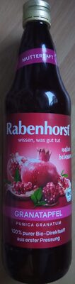Rabenhorst Granatapfel Muttersaft, 0,75 LTR Flasche