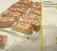Banane-Johannisbeer-Schnitte