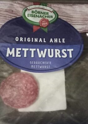 Original Ahle Mettwurst front packaging