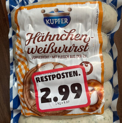 Hähnchen Weißwurst