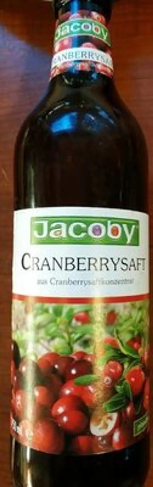 Cranberry Saft front packaging