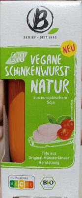 Vegane Schinkenwurst Natur