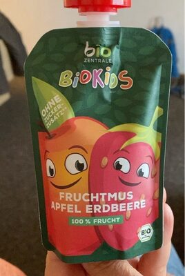 Fruchtmus Apfel Erdbeere