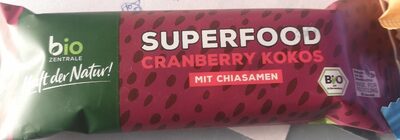 Superfood Cranberry Kokos mit Chiasamen