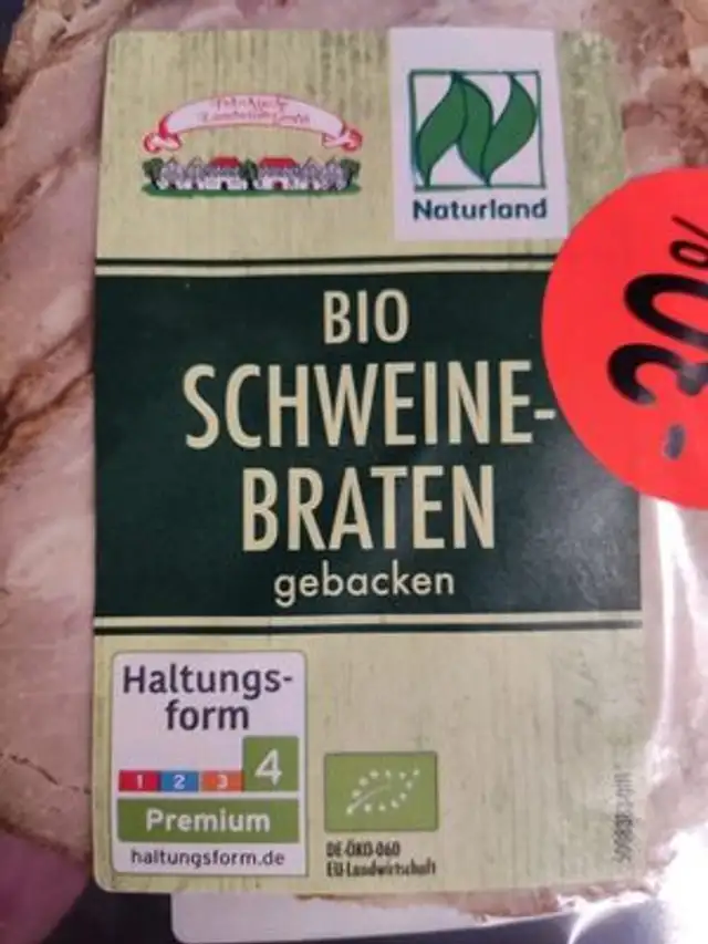 Bio Schweinebraten