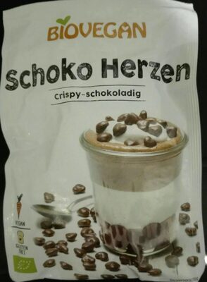 Schoko Herzen (crispy-schokoladig)