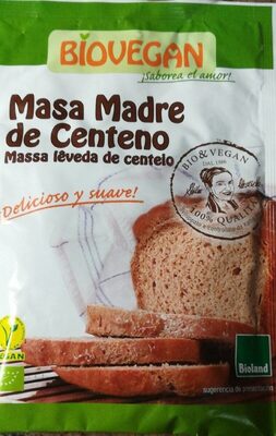 Masa madre de centeno front packaging