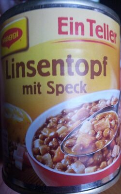 Lentil stew with bacon