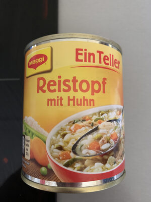 Reistopf mit Huhn