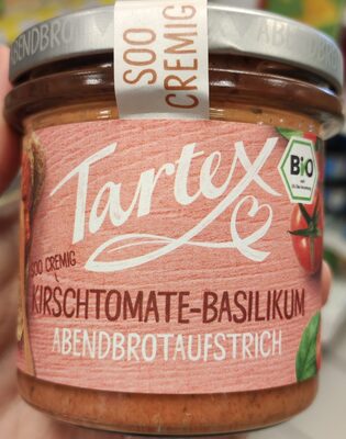 Brotaufstrich Kirschtomate Basilikum