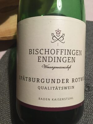 Spätburgunder Rotwein  Bischoffingen Endungen front packaging
