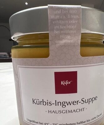 Kürbis-Ingwer-Suppe front packaging