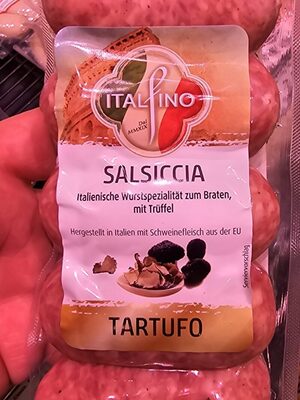 Salsiccia Tartofu front packaging