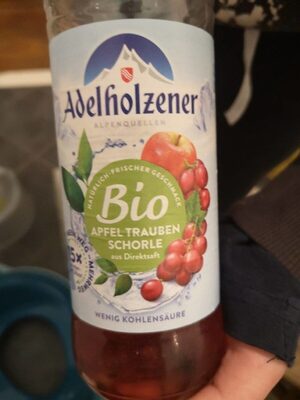 Bio Apfel Trauben Schorle