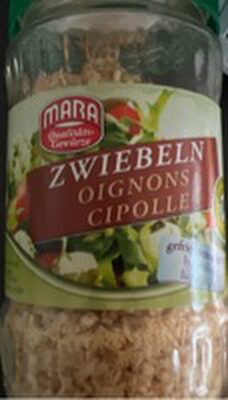 Zwiebeln gefriergetrocknet