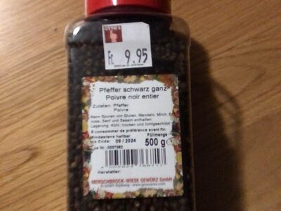 Pfeffer schwarz ganz front packaging