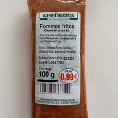 Pommes Gewürzsalz