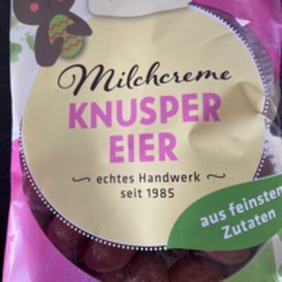 Milchcreme Knusper Eier