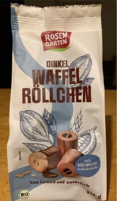 Dinkel Waffel Röllchen