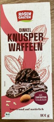 Dinkel Knusperwaffeln front packaging