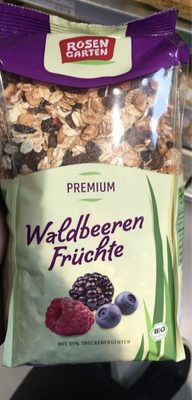 Muesli fruits rouges