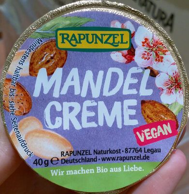 Mandel Creme front packaging