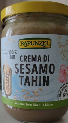 Crema di Sesamo Tahin Biologico front packaging