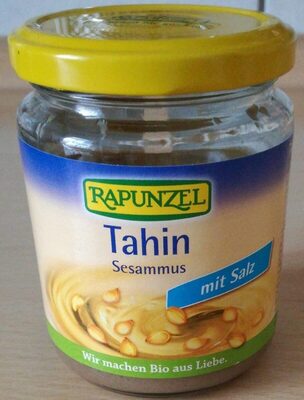 Tahin Sesammus mit Salz front packaging