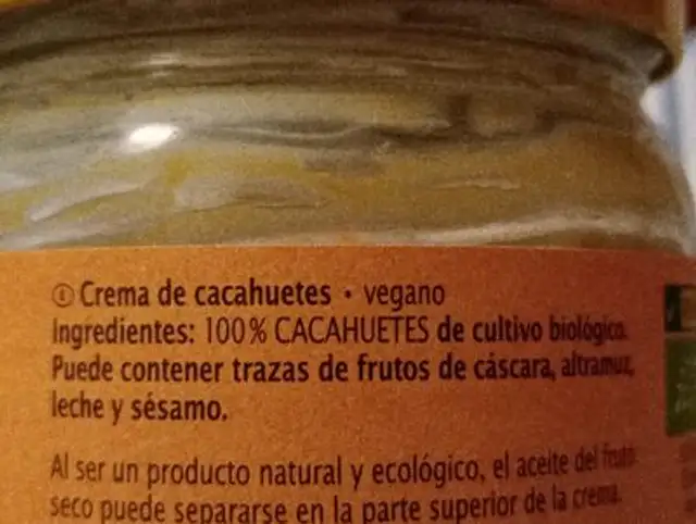 Unknown ingredients label