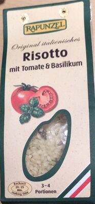 Rapunzel Risotto Tomate Basilikum,250 GR Packung
