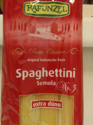 Spaghettini Semola No. 3
