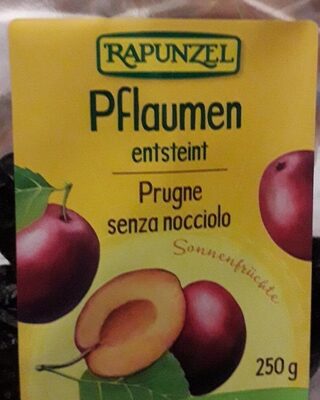 Prugne secche front packaging
