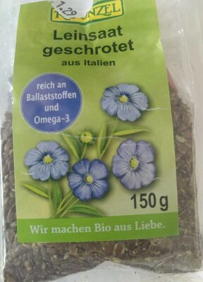 Leinsamen geschrotet