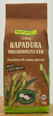 Vollrohrzucker front packaging