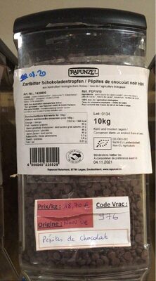 Pepites de chocolat noir