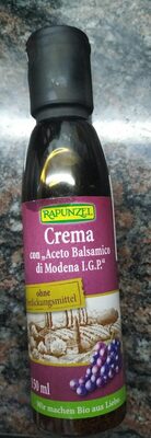 Crema con aceite balsámico de módena front packaging