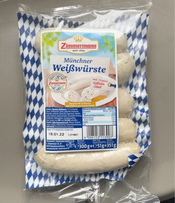 Münchener Weißwürste front packaging