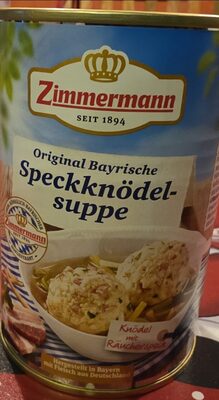 Original Bayrische Speckknödelsuppe