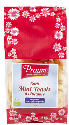 Mini Toasts à l'épautre