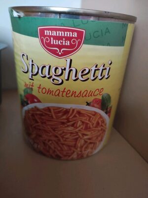 Spaghetti mit Tomatensoße front packaging