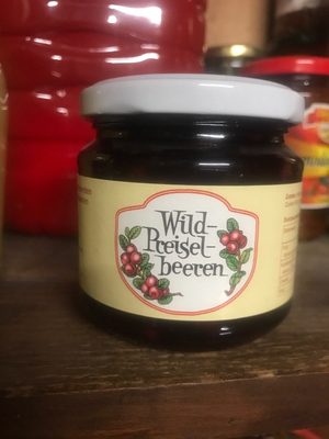 Wild Preiselbeeren front packaging