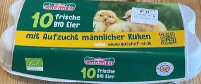frische Bio Eier front packaging