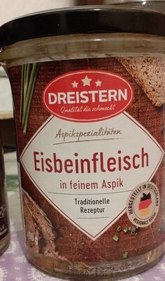 Eisbeinfleisch in feinem Aspik front packaging