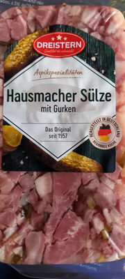 Hausmacher Sülze mit Gurken front packaging